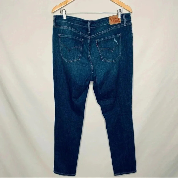 Levi’s 721 High Rise Skinny Destroyed Jeans Size 34 - Picture 9 of 12